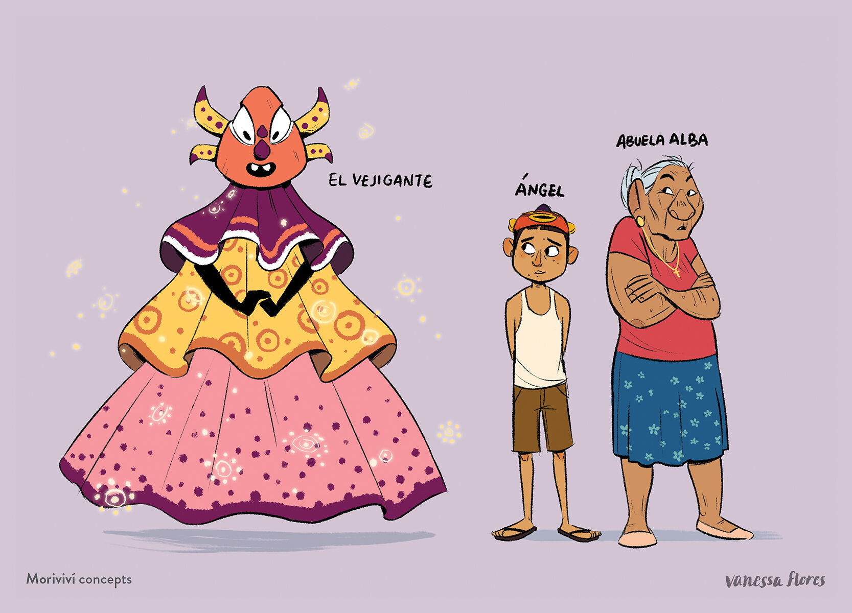 Concept art from graphic novel